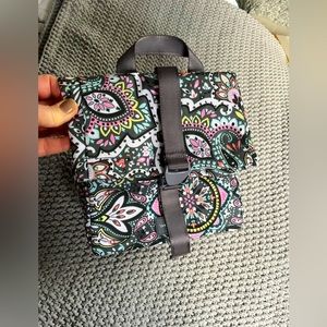 Vera Bradley lunchbox - vinyl inside - easy to clean - name tag slot on back